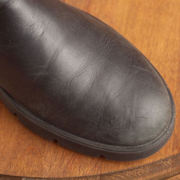ECCO Bella Leather Double Zip Comfort Lightweight Boots Womens EU SZ 38 US 7 BLK - Picture 7 of 10
